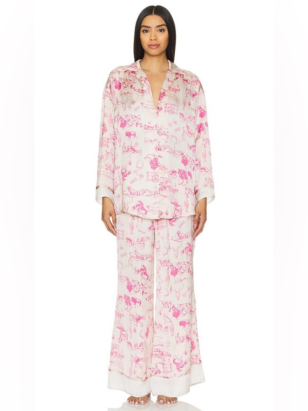 x Intimately FP Dreamy Days Pajama Set in Tea Combo